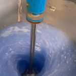 Stirring of epoxy resin