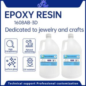 Epoxy Resin 1608AB-3D Specialized for crafts, jewelry specimens, logo drops, surface coating