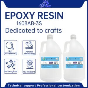Epoxy Resin 1608AB-3S Specialized for crafts, jewelry specimens, trademarks, surface coating.