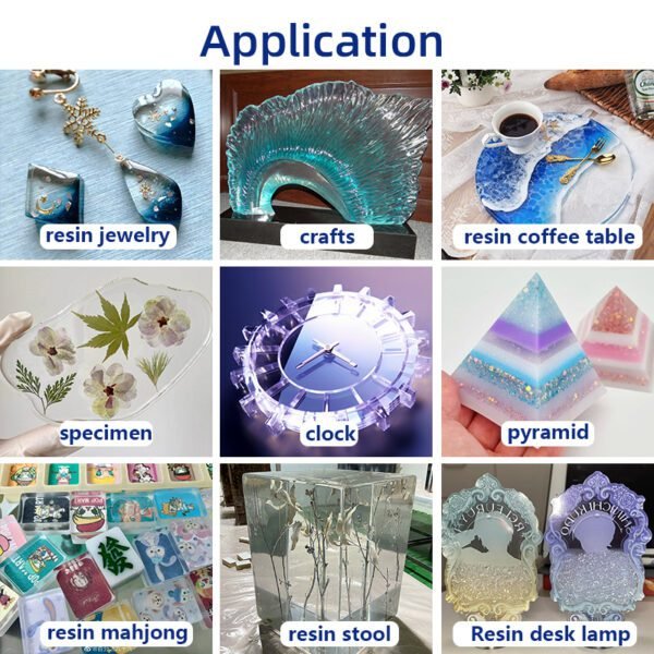 Epoxy Resin 1608AB-3S Specialized for crafts, jewelry specimens, trademarks, surface coating.