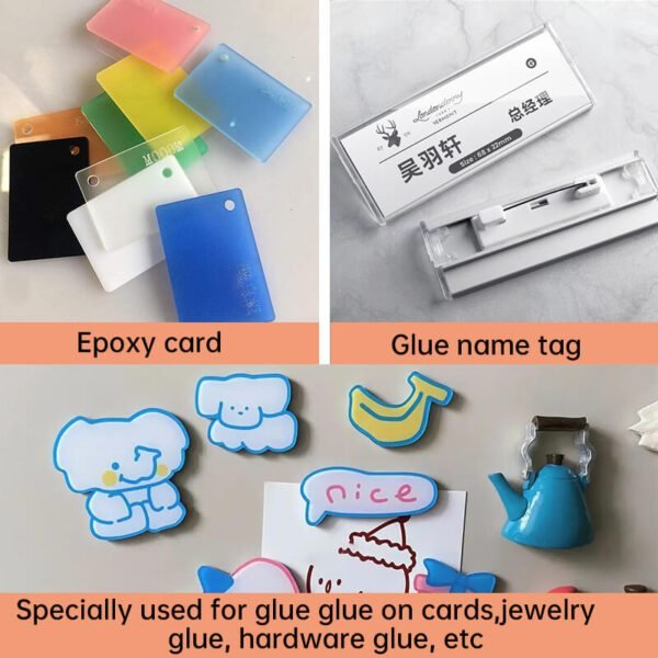Epoxy resin 3136AB-W special drip card, jewelry drip glue, hardware drip glue, mobile phone shell drip glue, signs, cards, lighting, light strip potting and other electronic parts of insulation, moisture-proof potting, security cover.