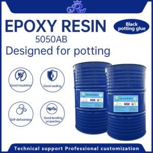 Epoxy resin 5050AB is specially used for machine filling, electronic component packaging, power package, mold filling