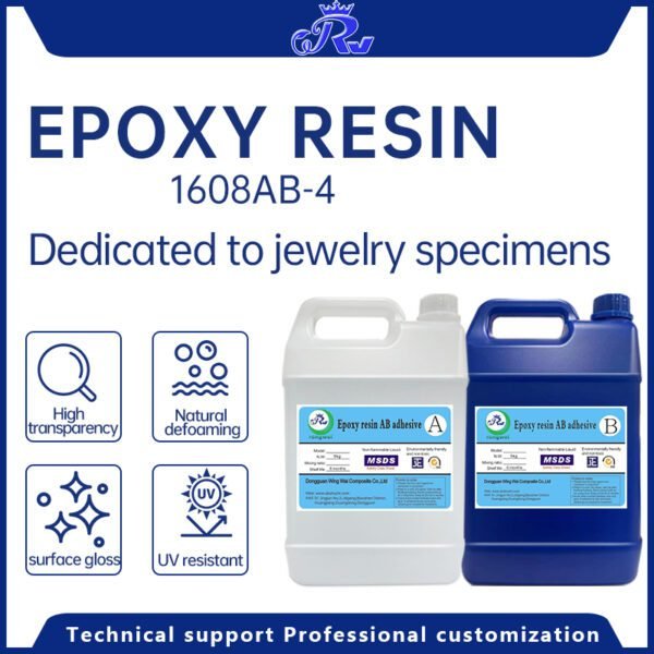 RW Epoxy Resin 1608-4 Is Used For Small and Medium-sized Artisan Products, Amazon E-commerce, Decorative Specimens, DIY Resin