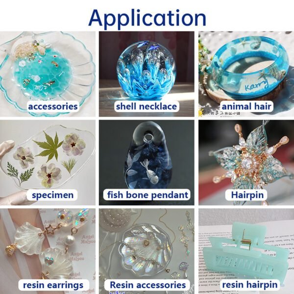 RW Epoxy Resin 1608-4 Is Used For Small and Medium-sized Artisan Products, Amazon E-commerce, Decorative Specimens, DIY Resin