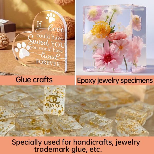 RW Epoxy Resin 1608-4 Is Used For Small and Medium-sized Artisan Products, Amazon E-commerce, Decorative Specimens, DIY Resin