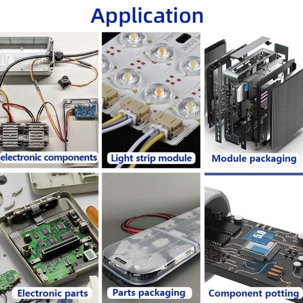 RW Epoxy Resin 2108AB-2 Is Used For Electronic Components, Light Bar Module Package