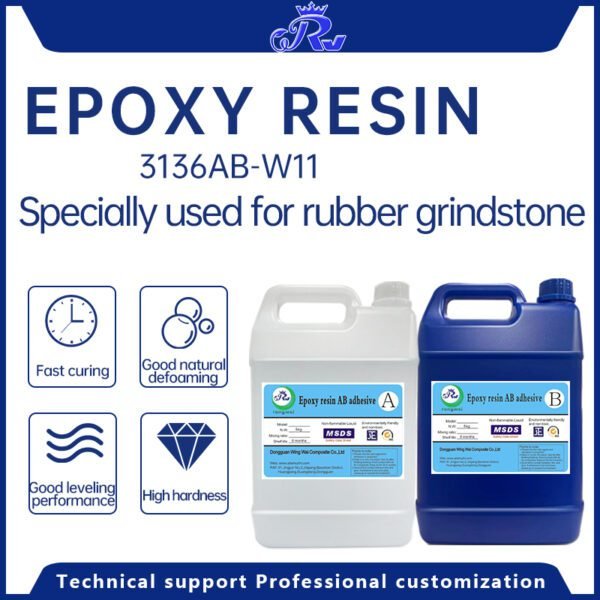 RW Epoxy Resin 3136AB-W11 Is Used For Epoxy Grinding Stone, Electronic Potting Adhesive