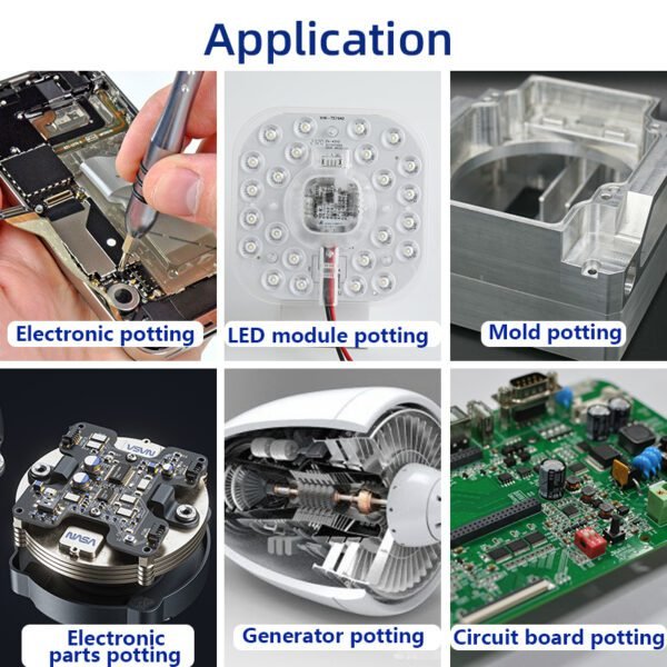 Epoxy resin 5230AB is used for electronic potting, LED module potting, mold potting.