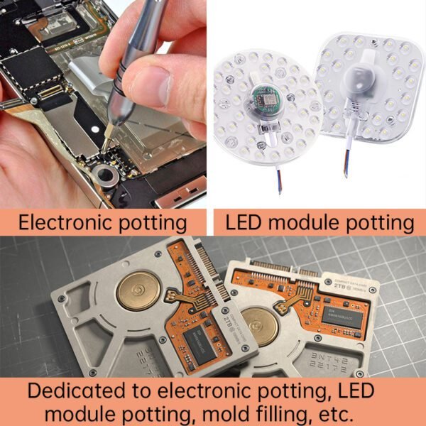 Epoxy resin 5230AB is used for electronic potting, LED module potting, mold potting.