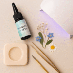 How to Craft Layered UV Resin Jewelry with Dried Flowers