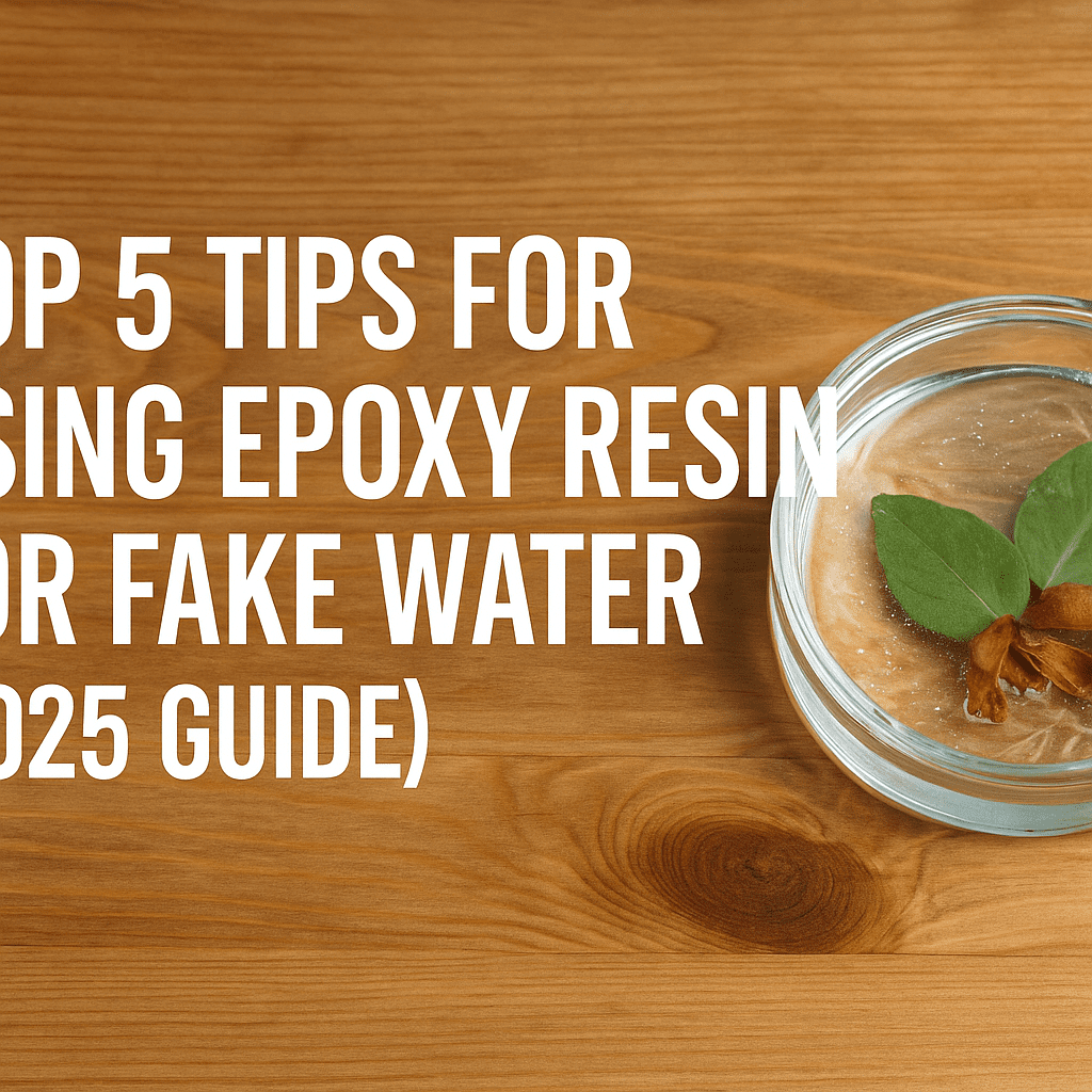 Epoxy Resin for Fake Water: How to Get Crystal Clear Results (No Bubbles or Yellowing)