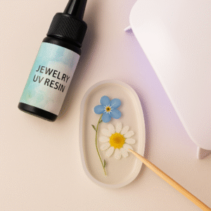 How to Craft Layered UV Resin Jewelry with Dried Flowers