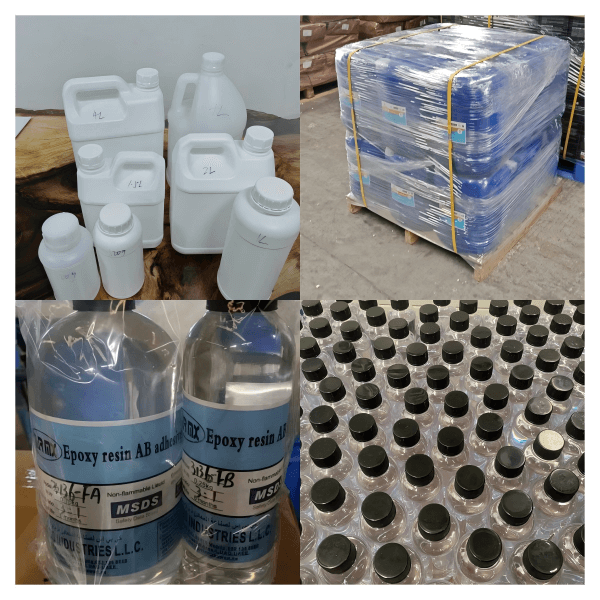 Epoxy resin bottle