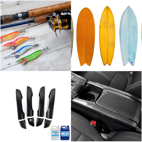 Epoxy resin surfboard