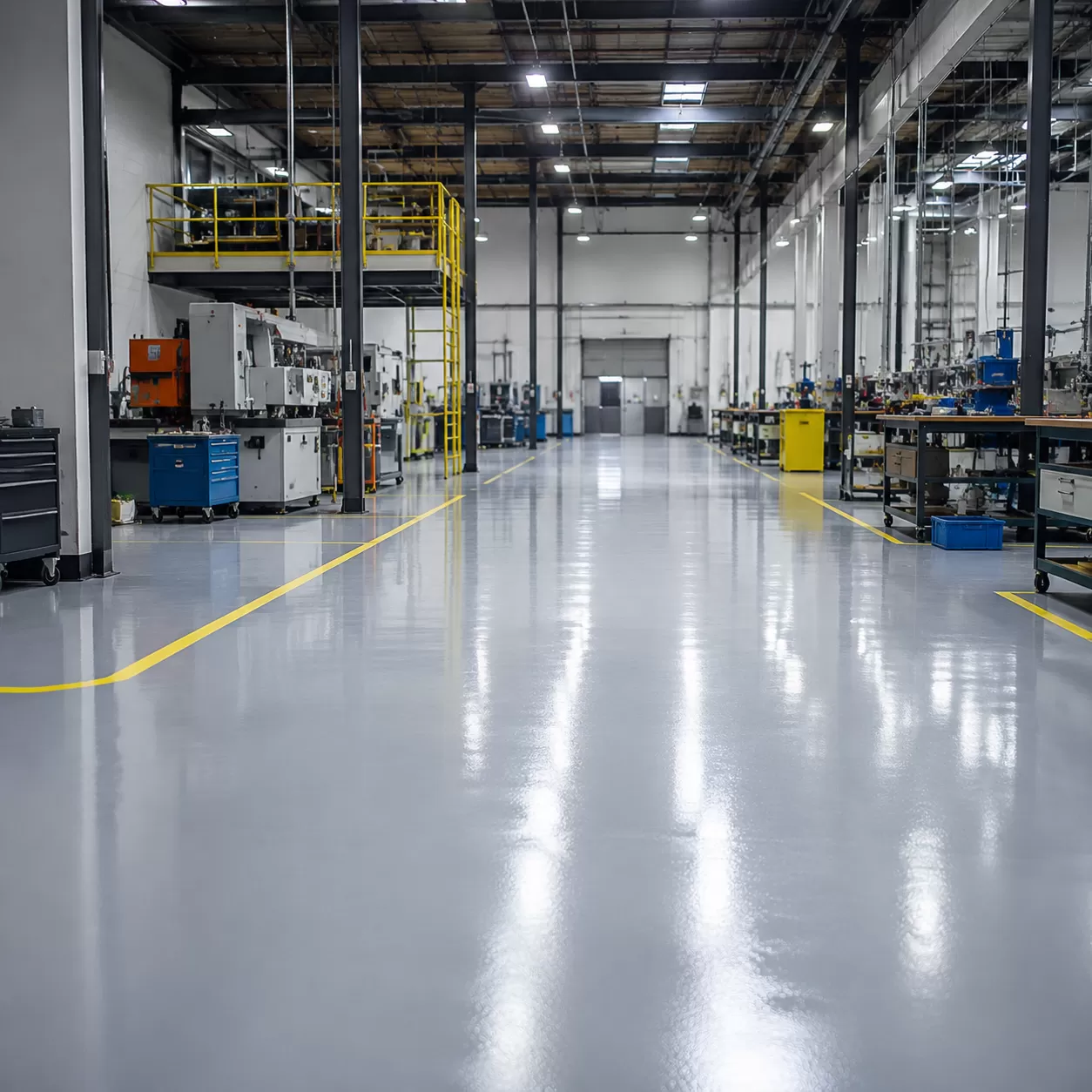 Industrial epoxy flooring